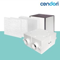 센도리 덕트형[전열/바이패스/내부순환(청정)] 필터 전열소자 V0050LDC-BC/V0100LDC-BC/V0150LDC-BC