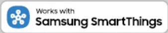 Works with Samsung SmartThings